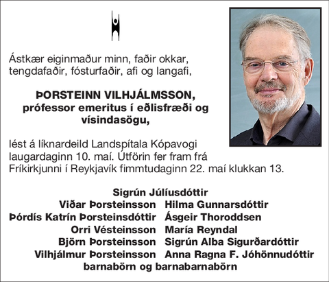 Þorsteinn Vilhjálmsson,