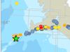Considerable seismic activity was recorded in the area overnight.