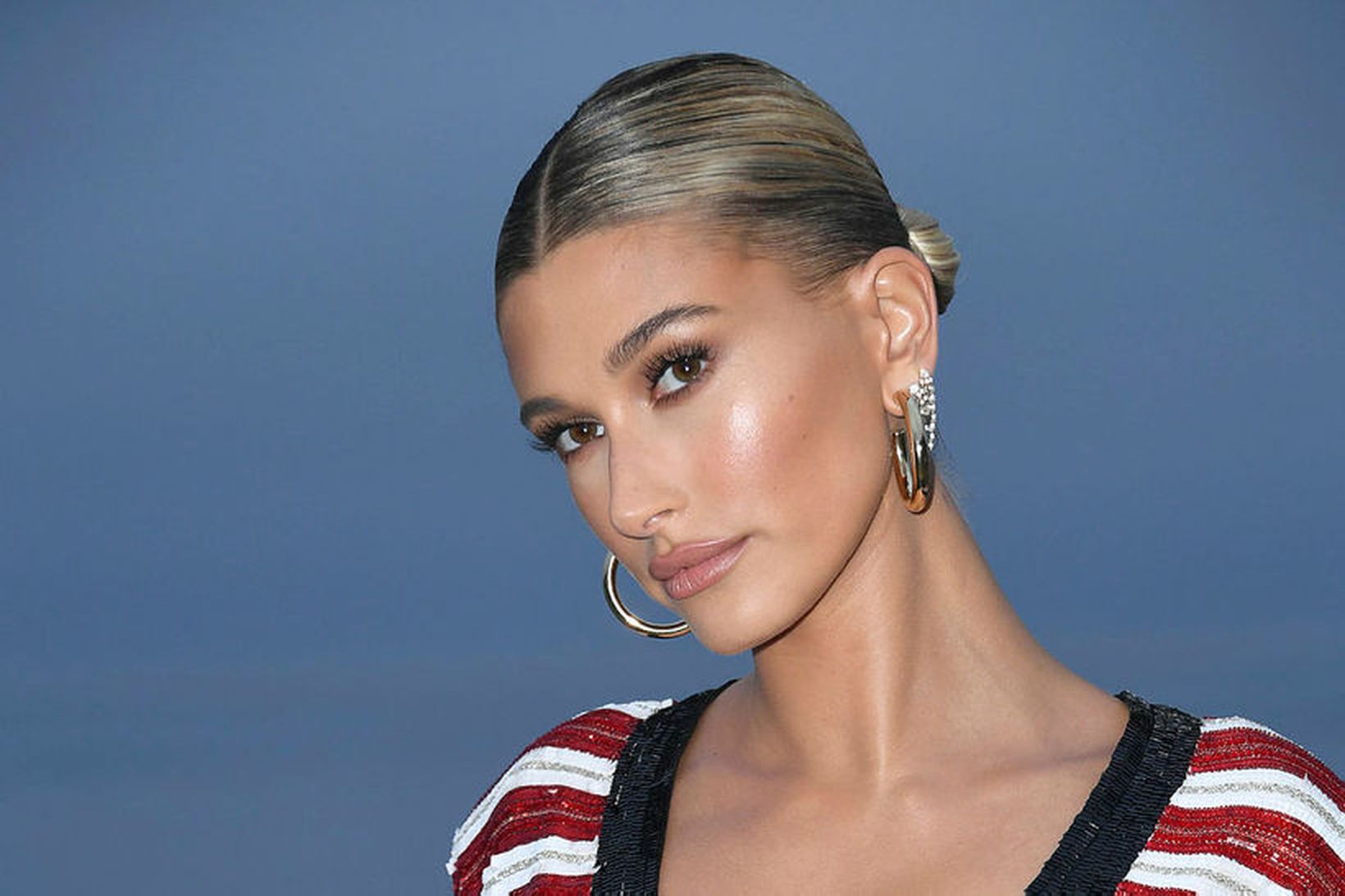 Fyrirsætan Hailey Bieber.