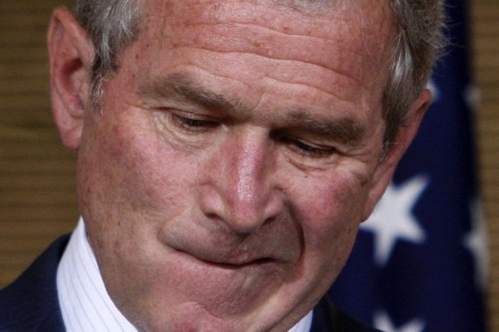 George W. Bush, Bandaríkjaforseti.