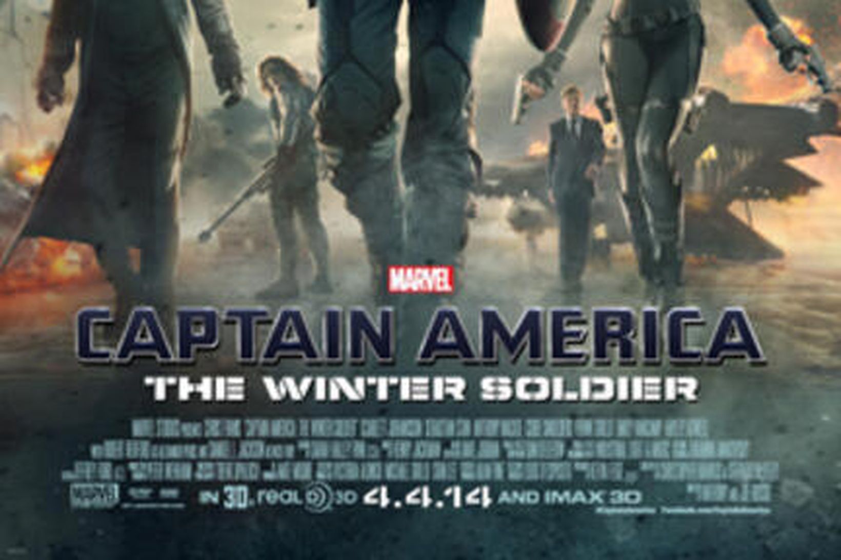 Captain America: The Winter Soldier var frumsýnd á síðasta ári.