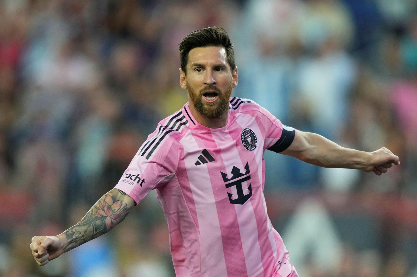 Lionel Messi var hetja Inter Miami í nótt.