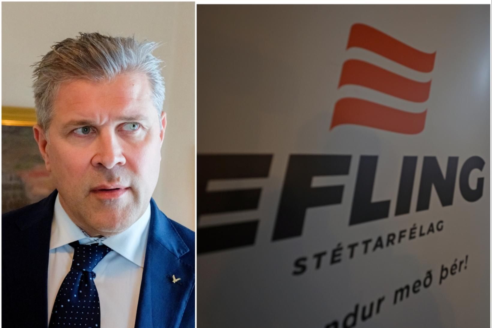 Bjarni Benediktsson segir að formaður Eflingar fagni því að félagsfólk …