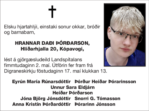 Hrannar Daði Þórðarson,