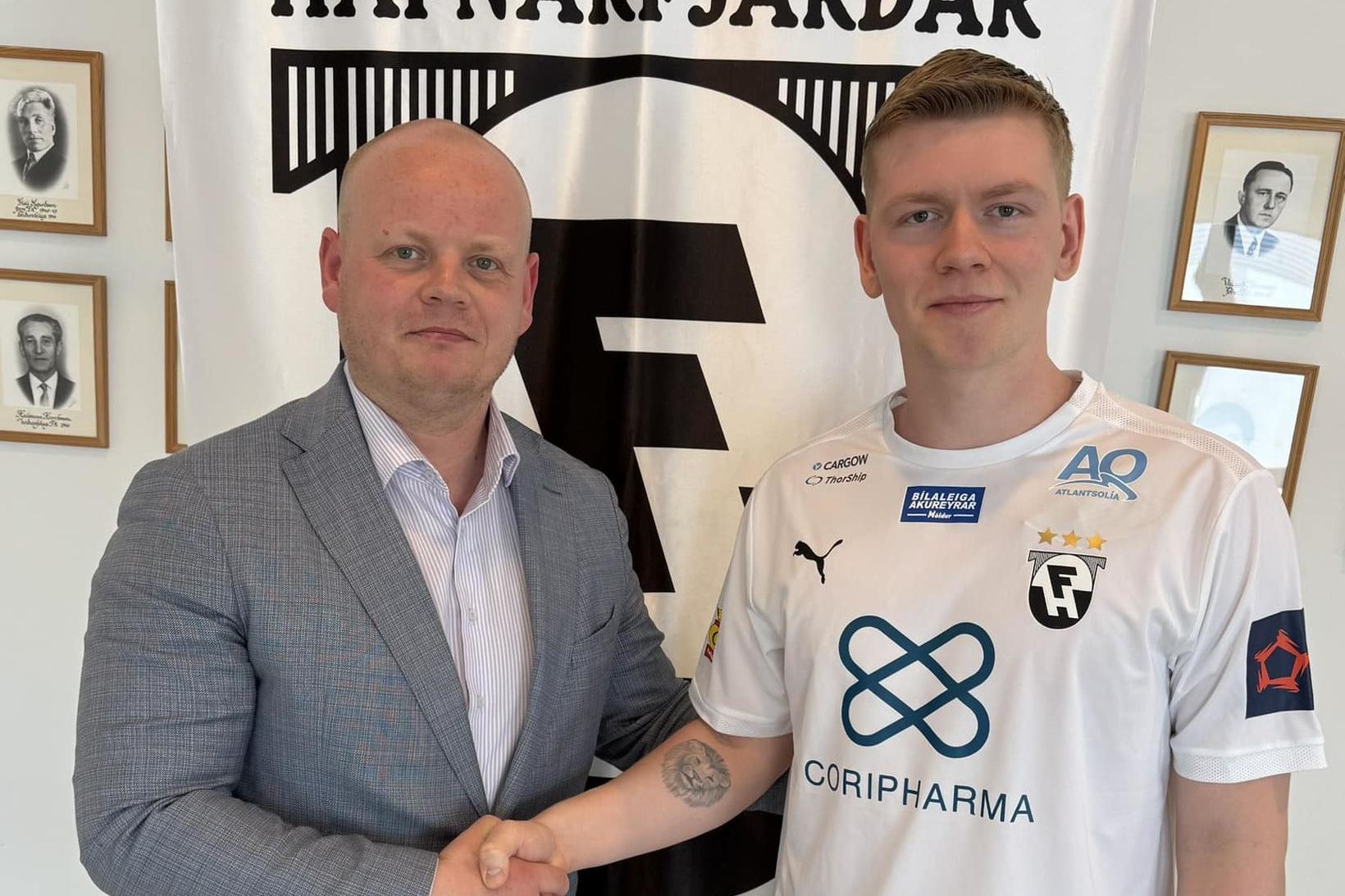 Ágúst Bjarni Garðarsson og Einar Örn Sindrason.