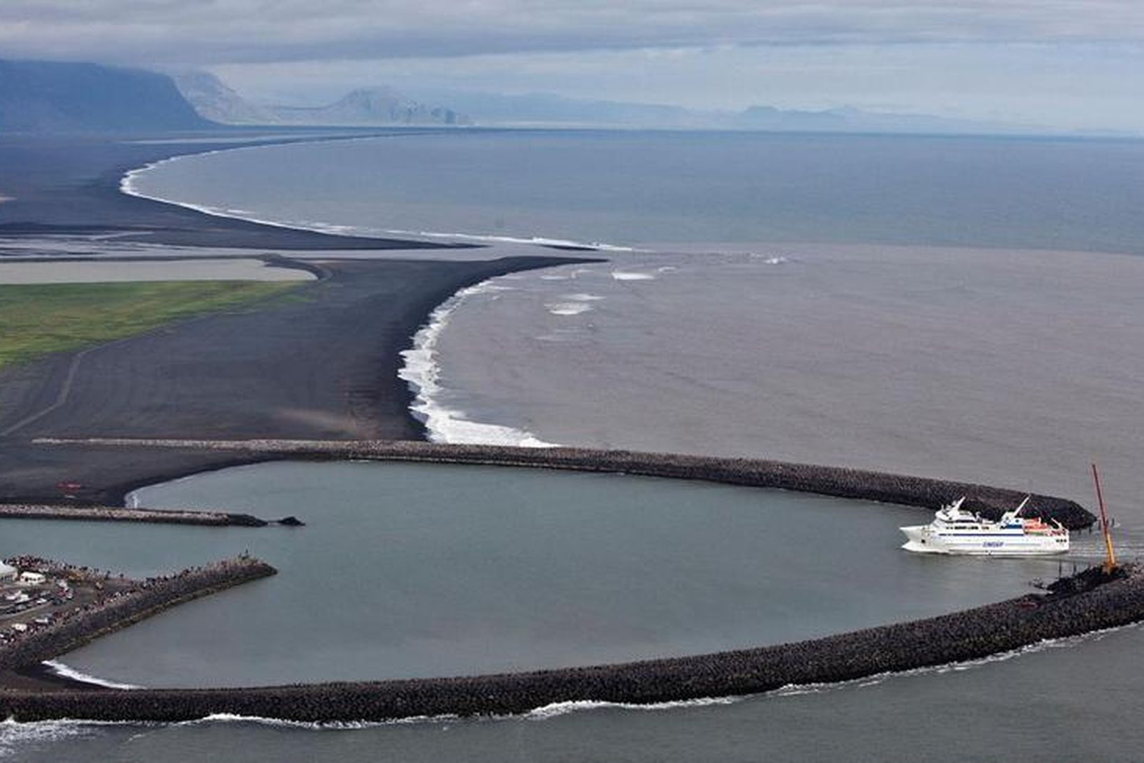 Herjólfur hefur sett met í farþegaflutningum á þessu ári.