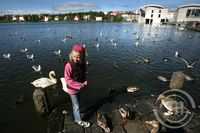 Sesselja við tjörnina