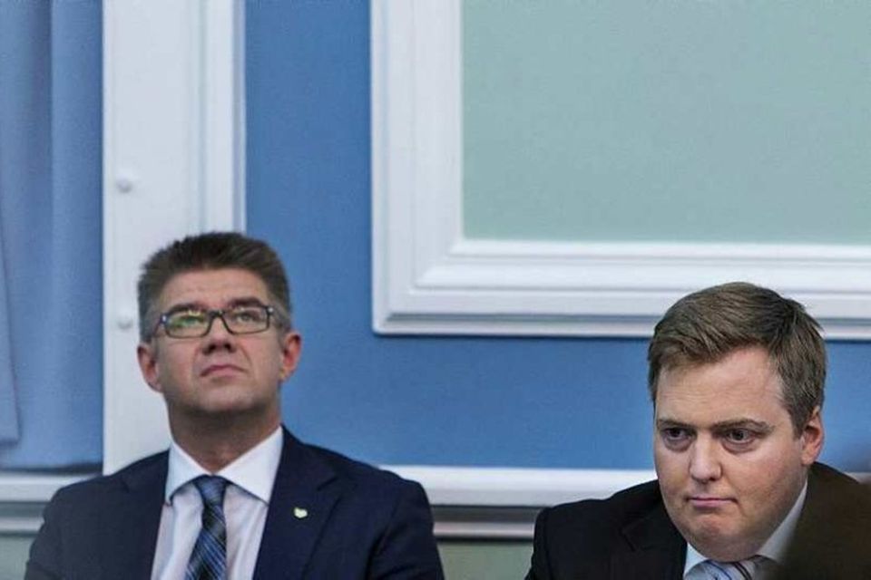 Gunnar Bragi Sveinssong og Sigmundur Davíð Gunnlaugsson