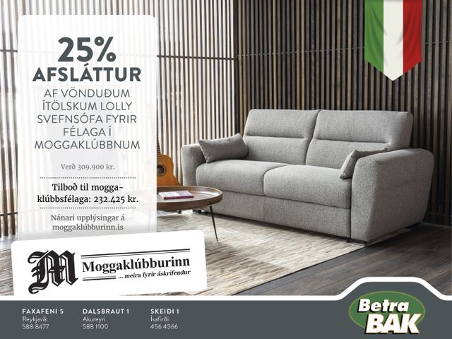 Betra baK - Svefnsófi