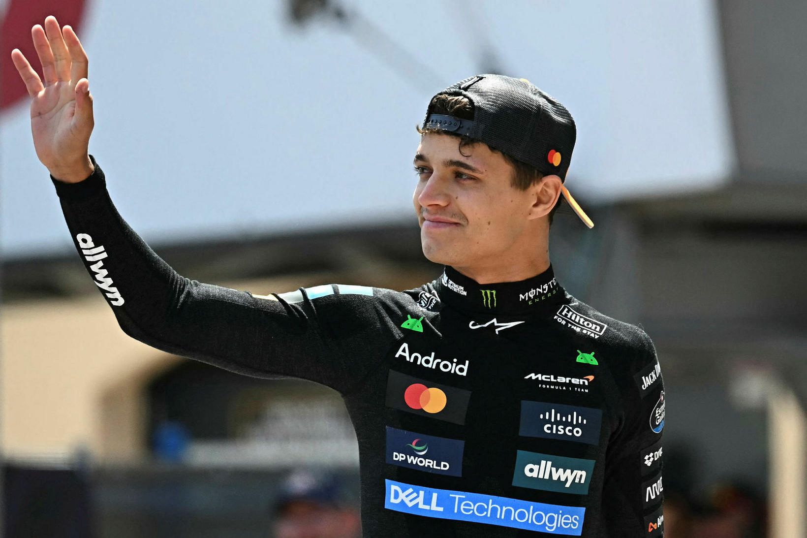 Lando Norris keyrir fyrir McLaren.