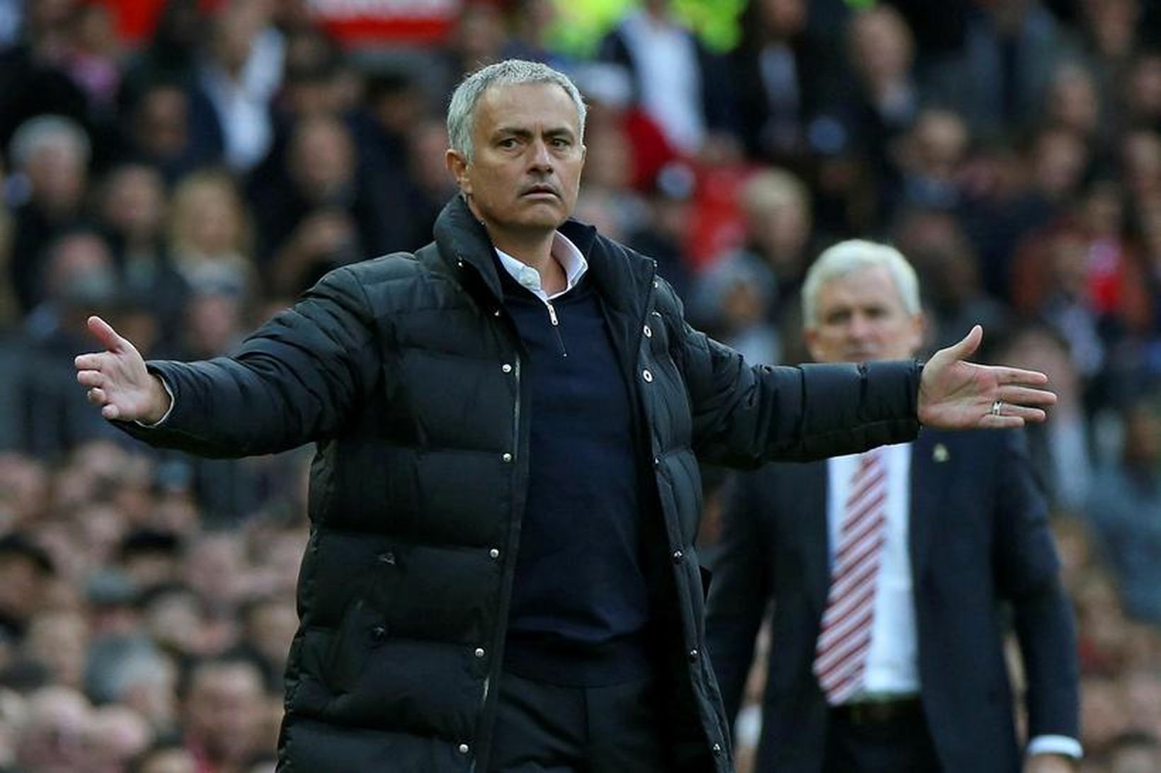 José Mourinho, knattspyrnustjóri Manchester United, gæti verið sektaður fyrir ummæli …