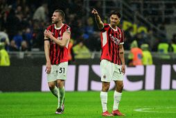 Hollenski miðjumaðurinn Tijani Reijnders, til hægri, er kominn til Manchester City frá AC Milan fyrir …