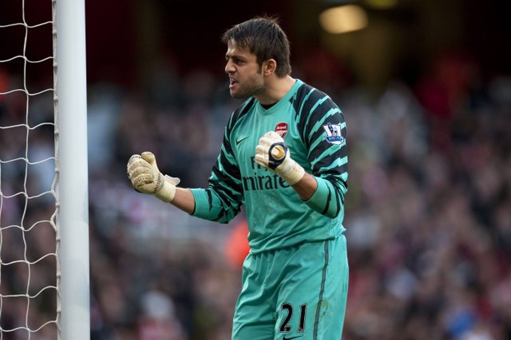 Lukasz Fabianski markvörður Arsenal glímir við meiðsli.