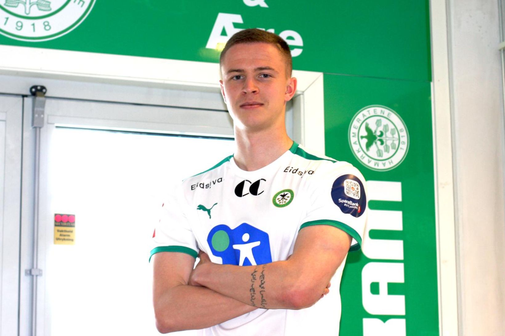 Brynjar Ingi Bjarnason í búningi HamKam í dag.