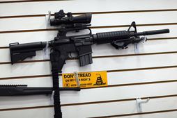 Ekki verður hægt að fá útgefið leyfi fyrir notkun AR-15 riffla í Svíþjóðfrá og með …