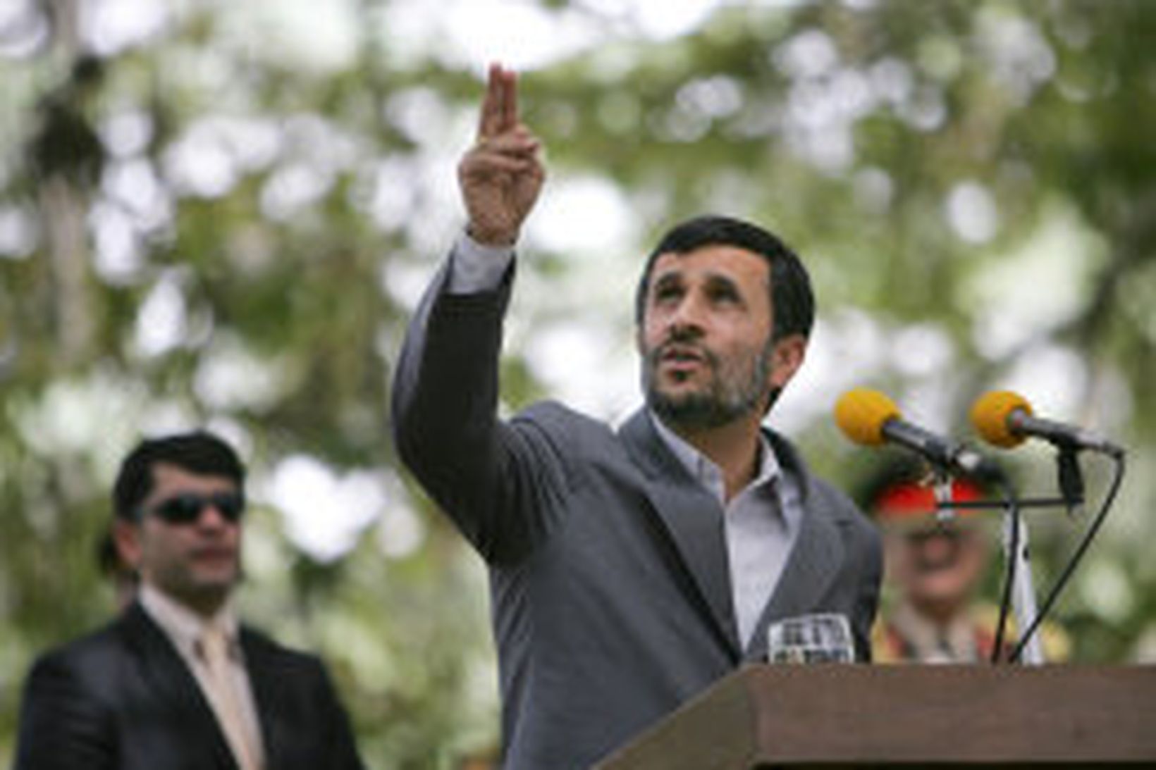 Mahmoud Ahmadinejad Íransforseti en hann verður í New York á …