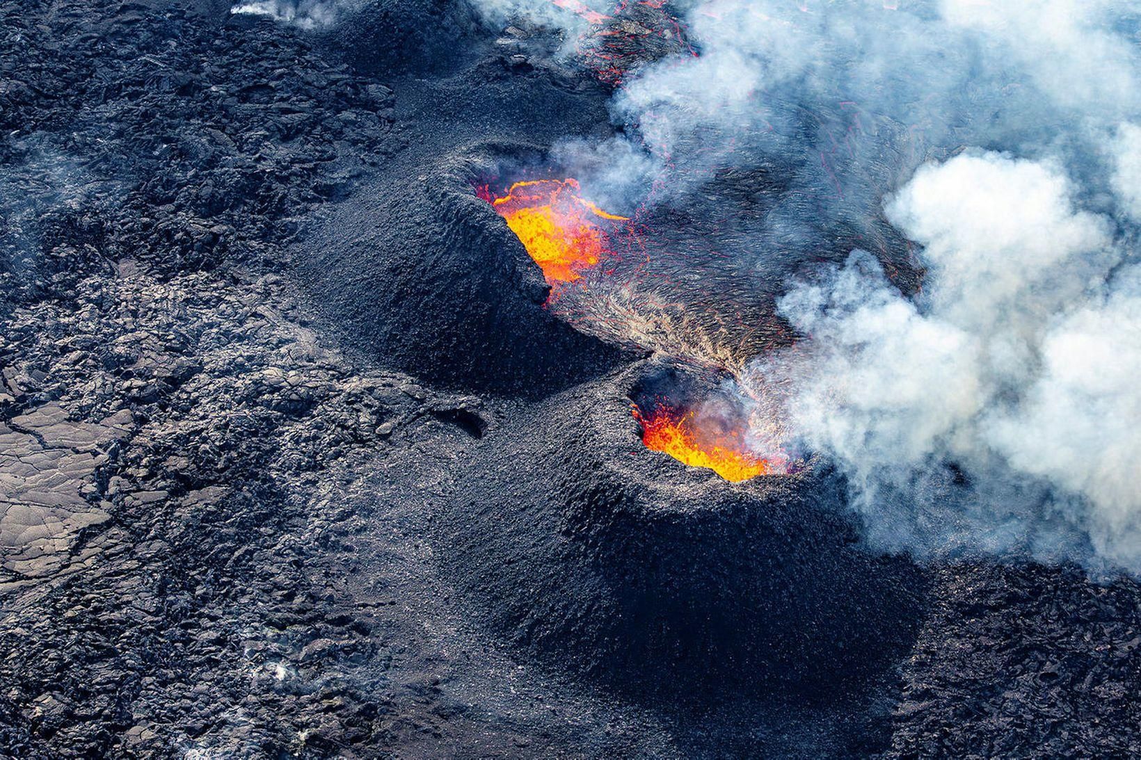 Gosið við Sundhnúkagíga hófst 16. mars.