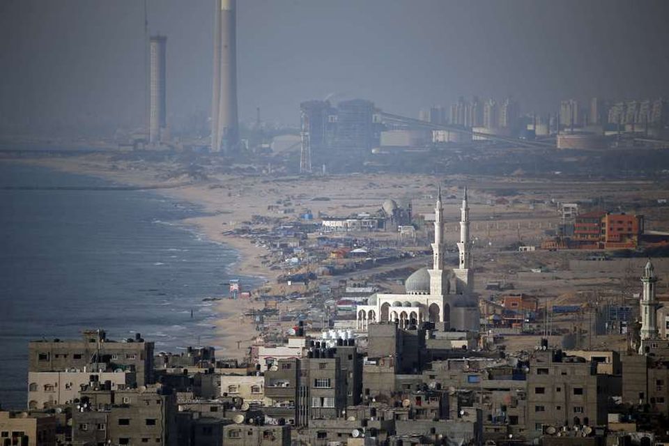Gaza snemma í morgun.