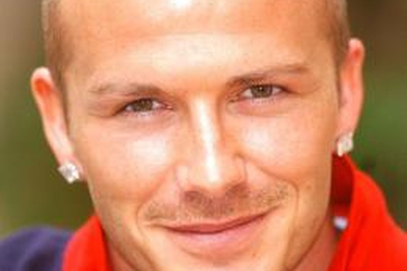 David Beckham á Sardiniu í dag.