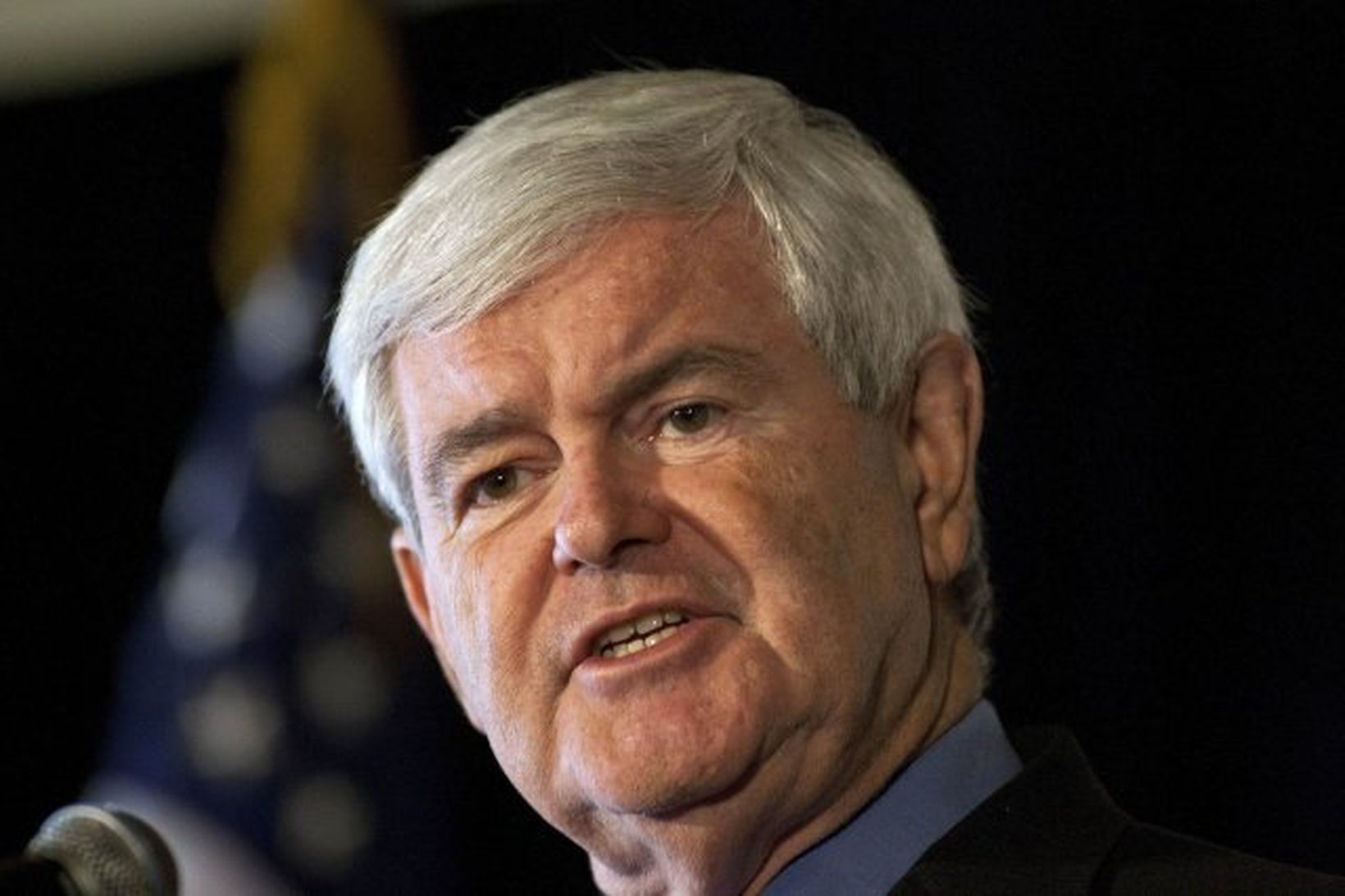Repúblikaninn Newt Gingrich er umdeildur en hefur nú mikið fylgi …