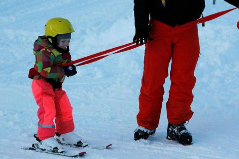 If this snow continues, the ski resorts near Reykjavik may soon open.
