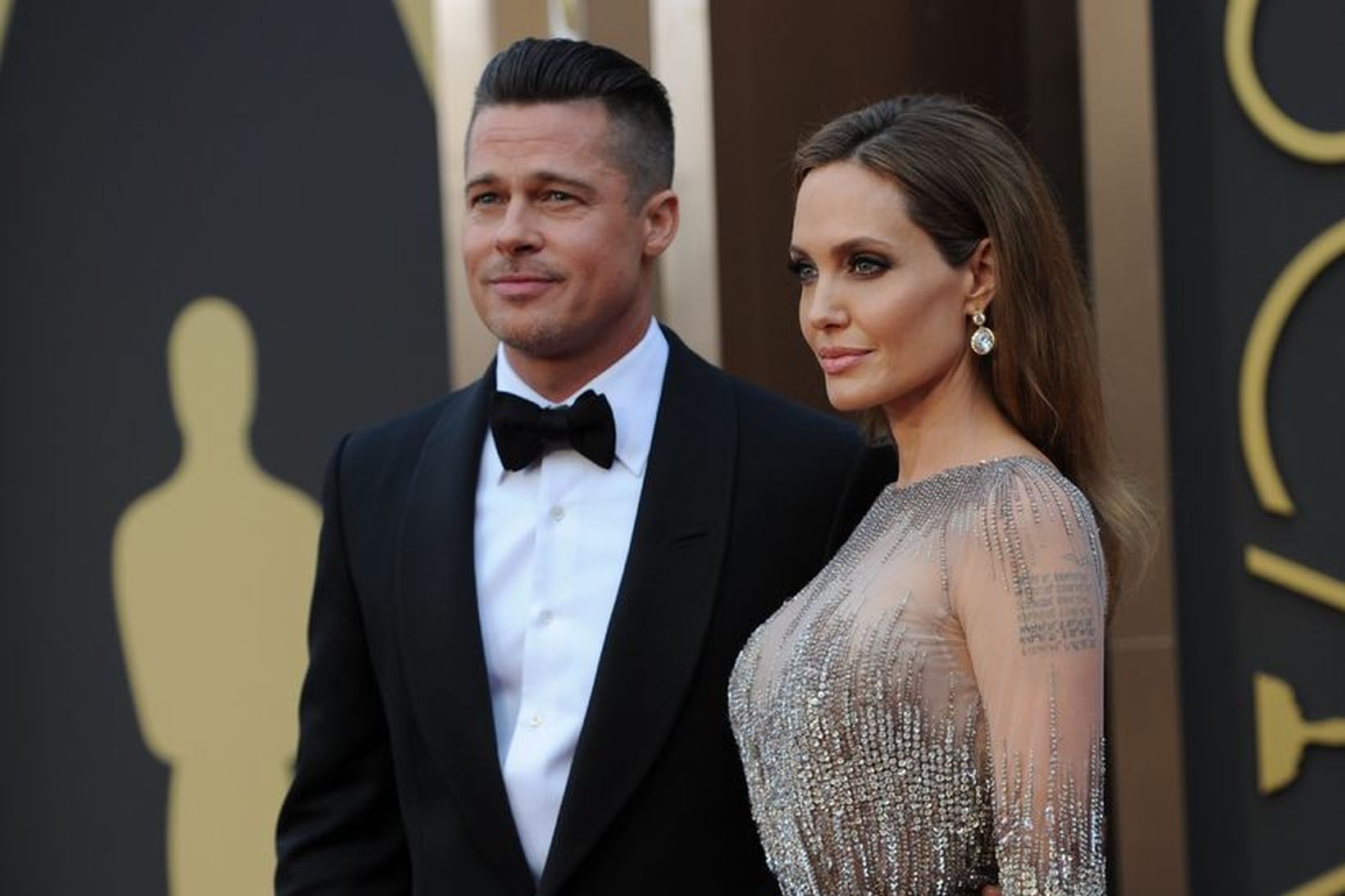 Hjónin Brad Pitt og Angelina Jolie.