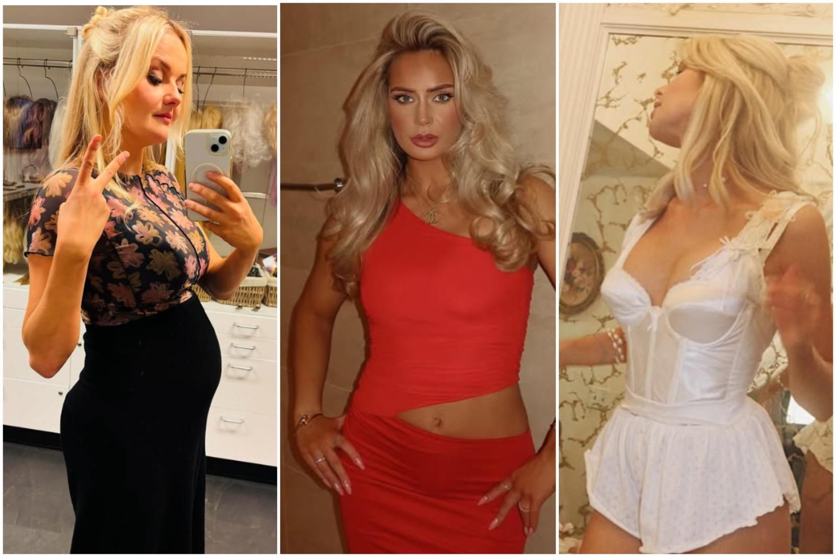 Vala Kristín Eiríksdóttir, Sunneva Eir Einarsdóttir og Bryndís Líf Eiríksdóttir …