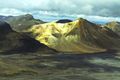 Öræfi Fjallið Skrauti nærri Vonarskarði er hér í forgrunninum.