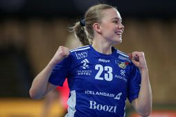 Dana Björg Guðmundsdóttir skoraði fjögur mörk í dag.