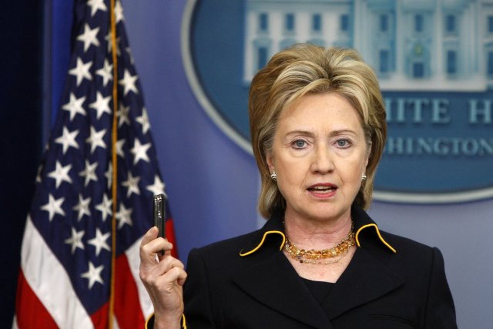 Hillary Clinton, utanríkisráðherra Bandaríkjanna, er ekki ánægð með kjarnorkutilraunir N-Kóreumanna.