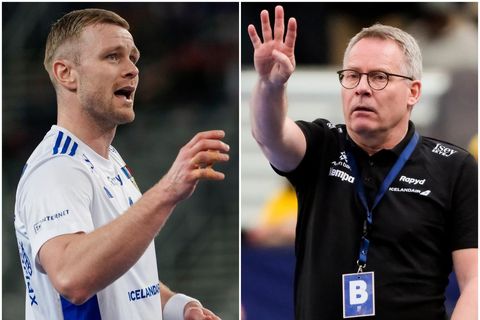 Aron Pálmarsson og Guðmundur Þórður Guðmundsson.