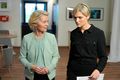 Hagsmunir Ekki lá fyrir að ESB hygðist leggja á verndartolla á kísiljárn þegar Ursula von der Leyen kom í opinbera heimsókn fyrr í mánuðinum.