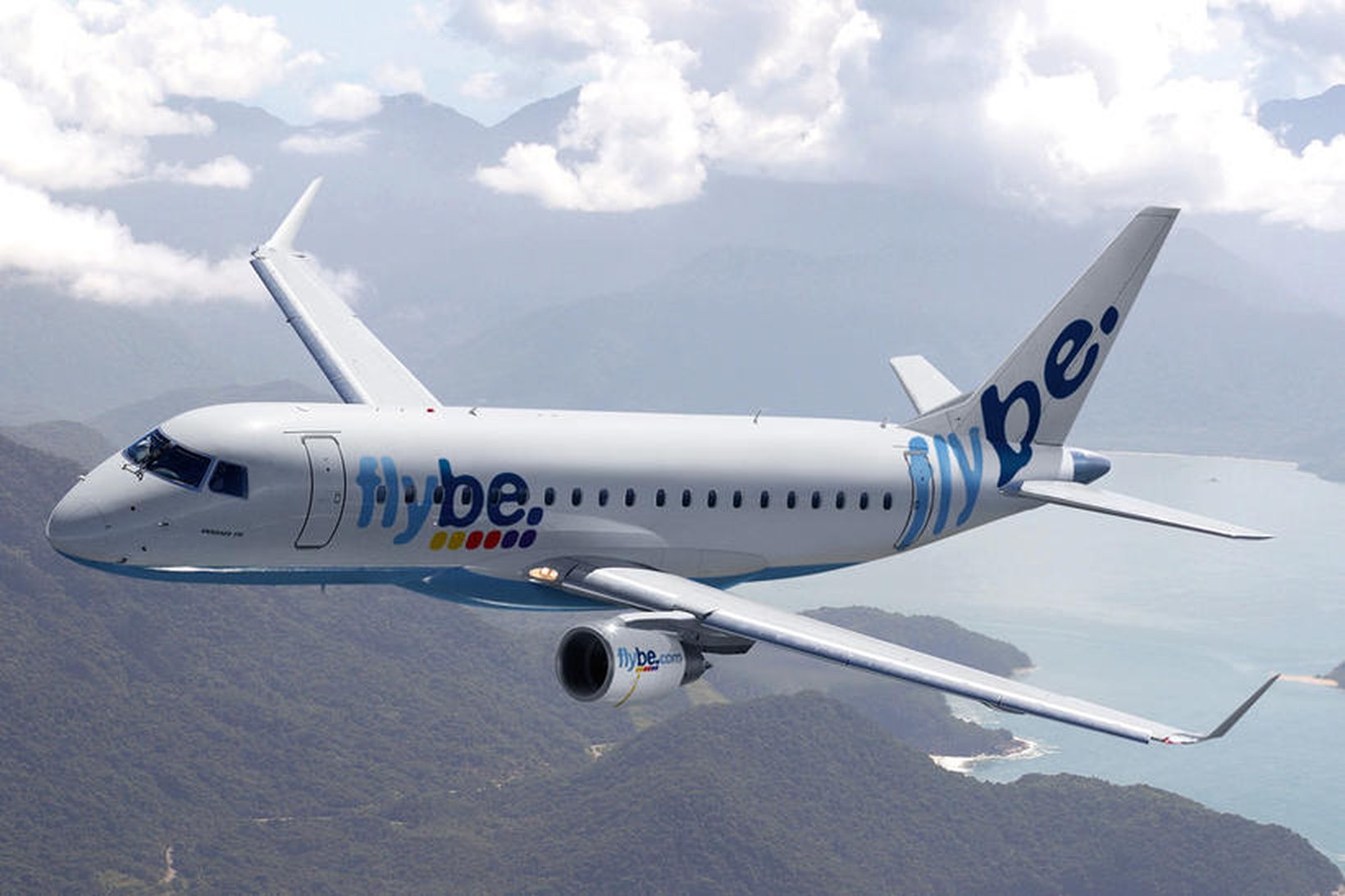 Flugvélar Flybe eru umhverfisvænar, 88 sæta Embraer 175 flugvélar en …