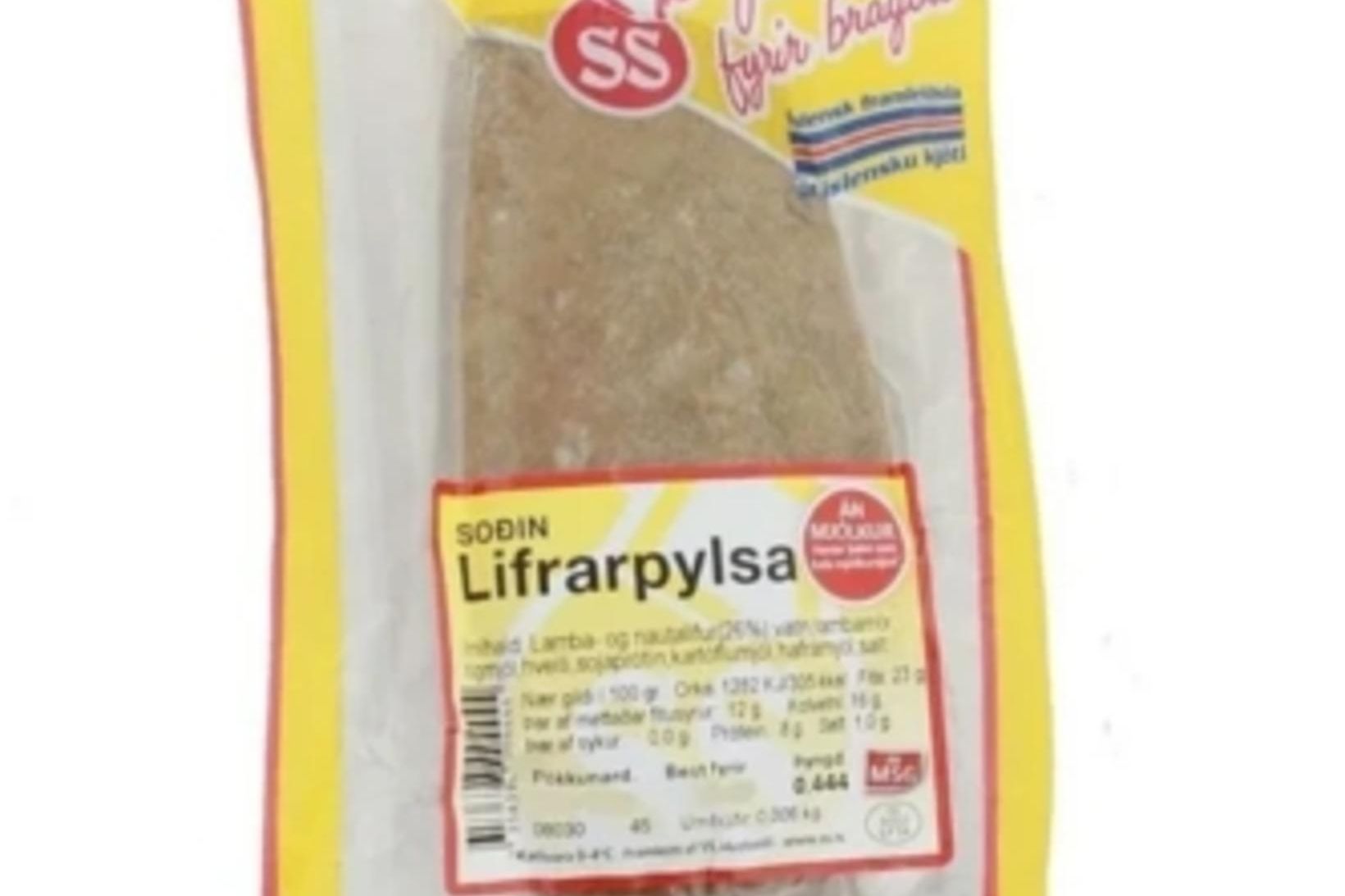 Málmflís fannst í lifrarpylsu