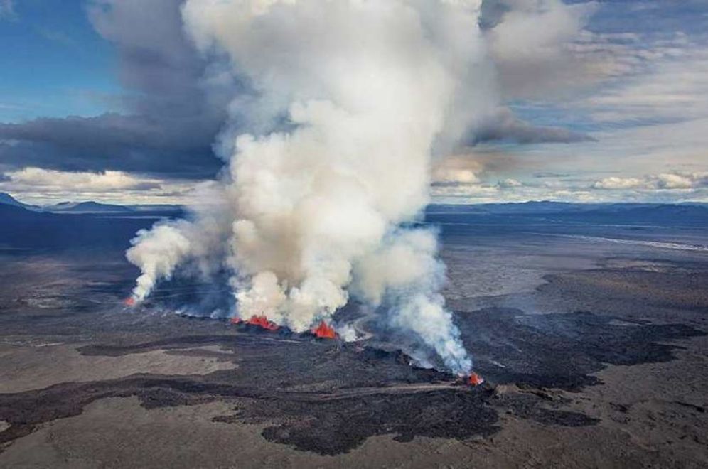 Gos í Holuhrauni