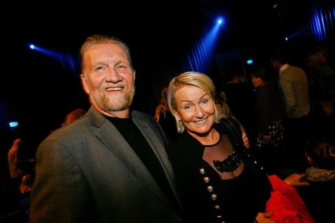 Gunnar Þorsteinsson og Jónína Benediktsdóttir voru gift en þessi mynd var tekin 2016.