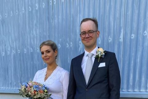 Kristín Dóra og Bjarki gengu í hjónaband þann 12. ágúst 2023.