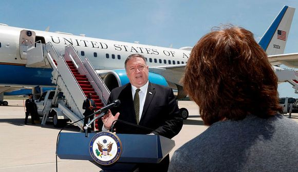 Pompeo mættur til Sádi-Arabíu