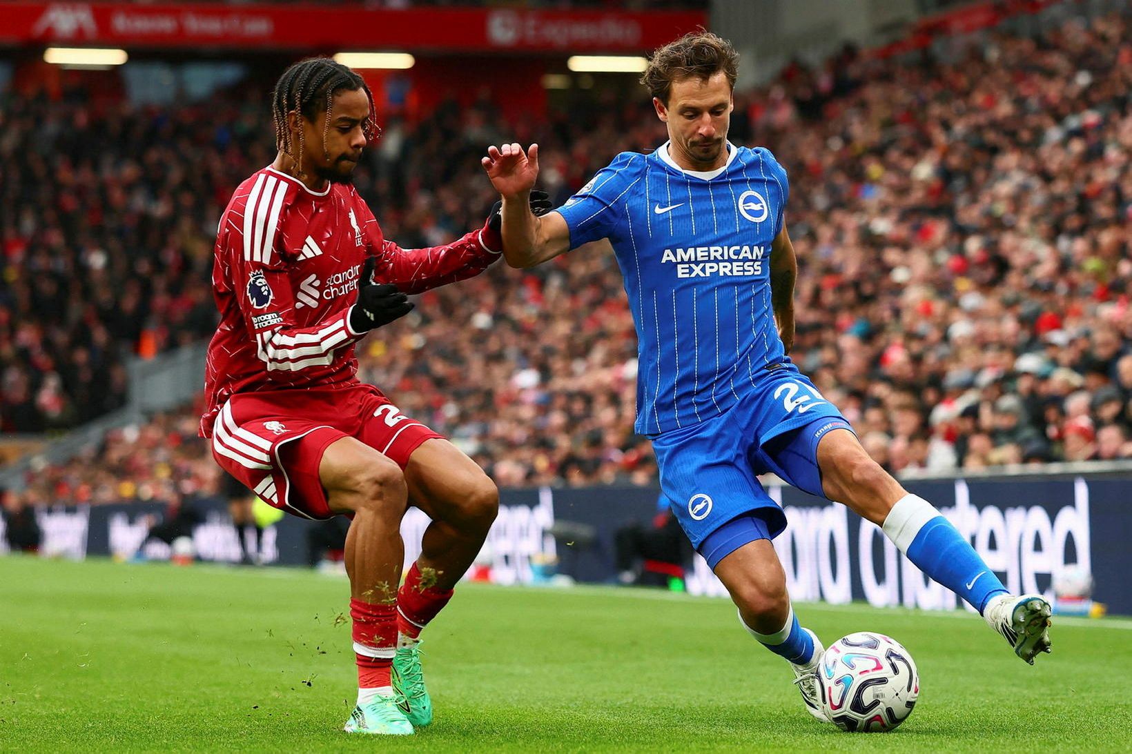 Liverpool og Brighton mætast í fótbolta