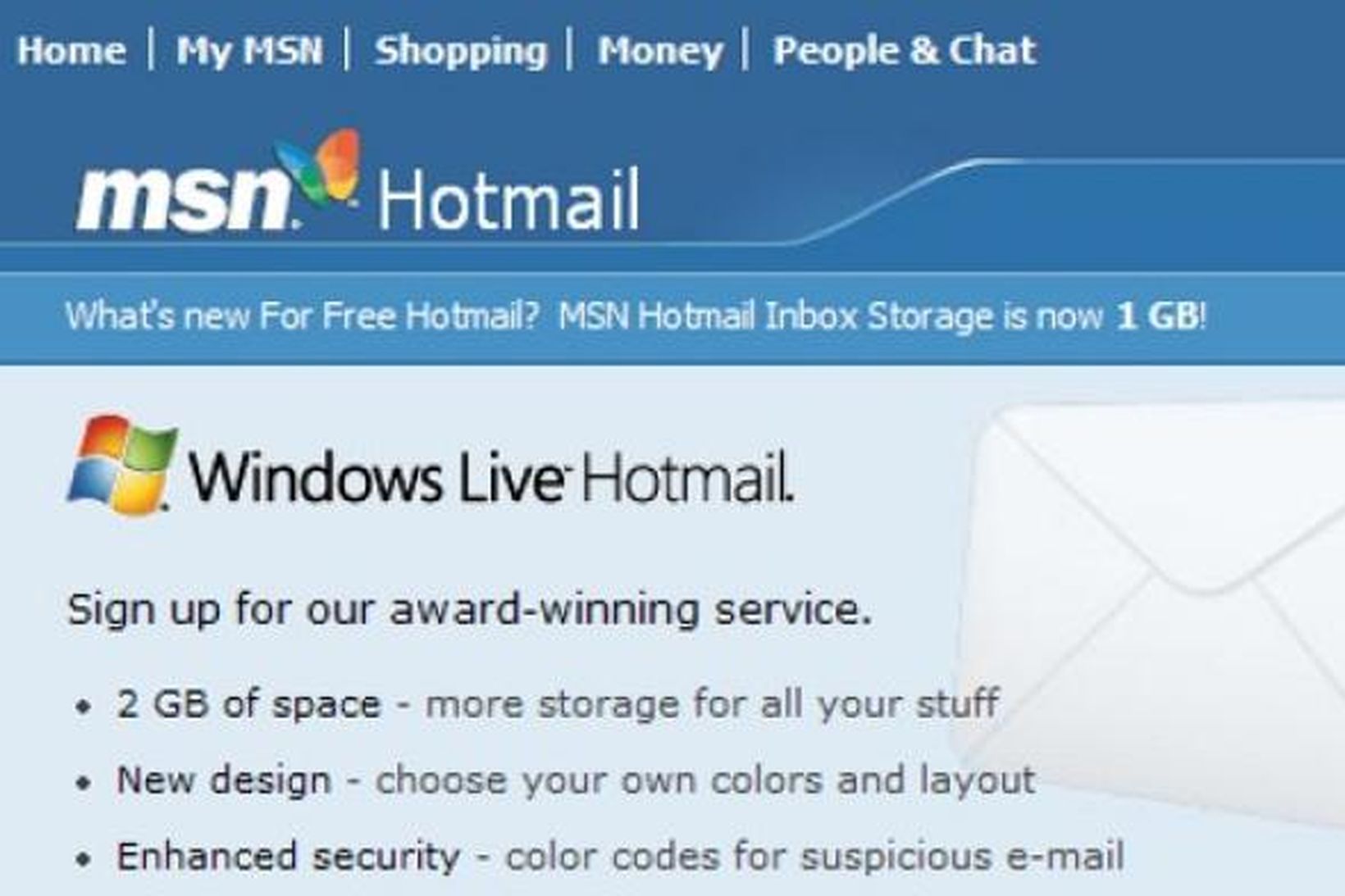 Milljónir nota Hotmail á hverjum degi.
