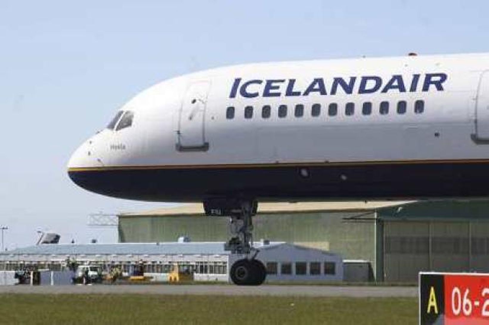 Ein af flugvélum Icelandair.