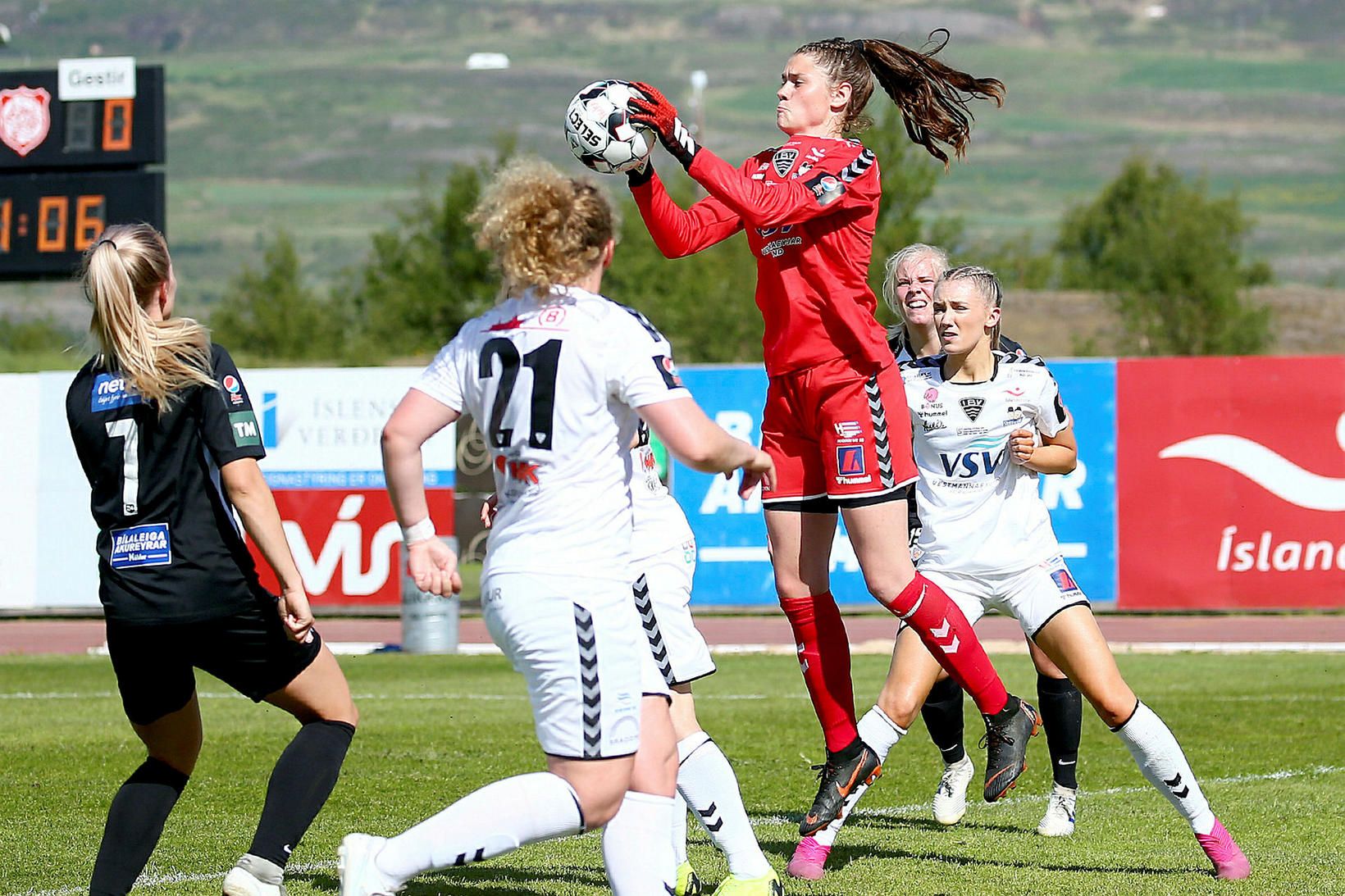 Auður Sveinbjörnsdóttir Scheving í leik með ÍBV á síðasta tímabili.