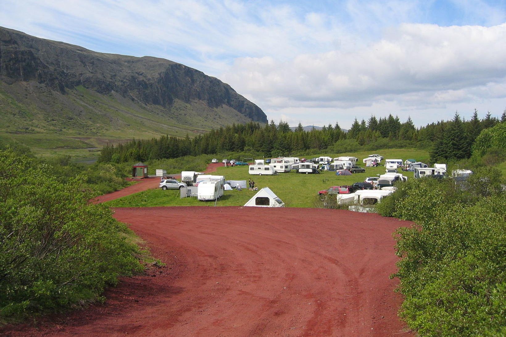 Veður var best á sunnanverðu landinu.