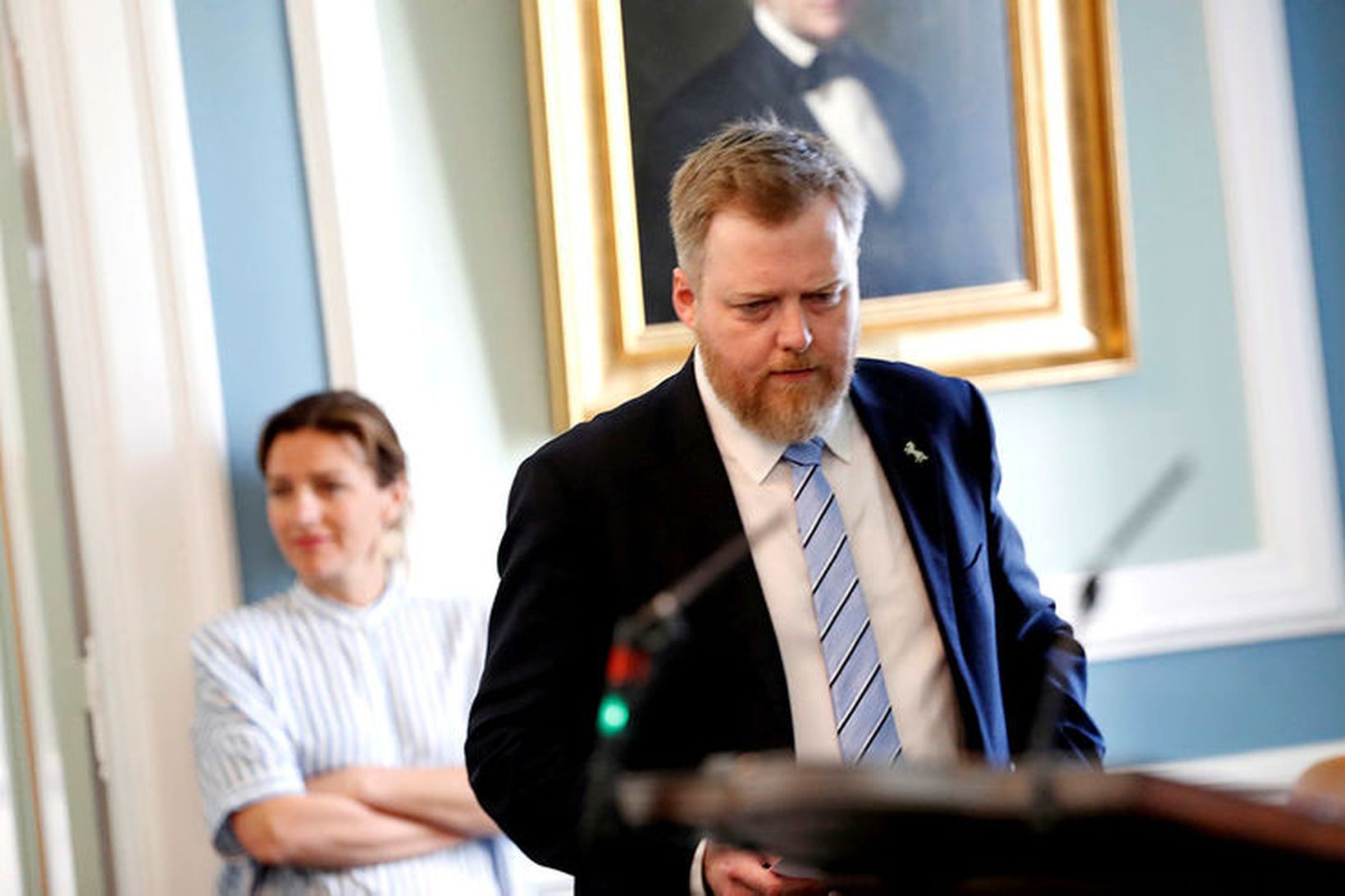 Sigmundur Davíð Gunnlaugsson, formaður Miðflokksins.