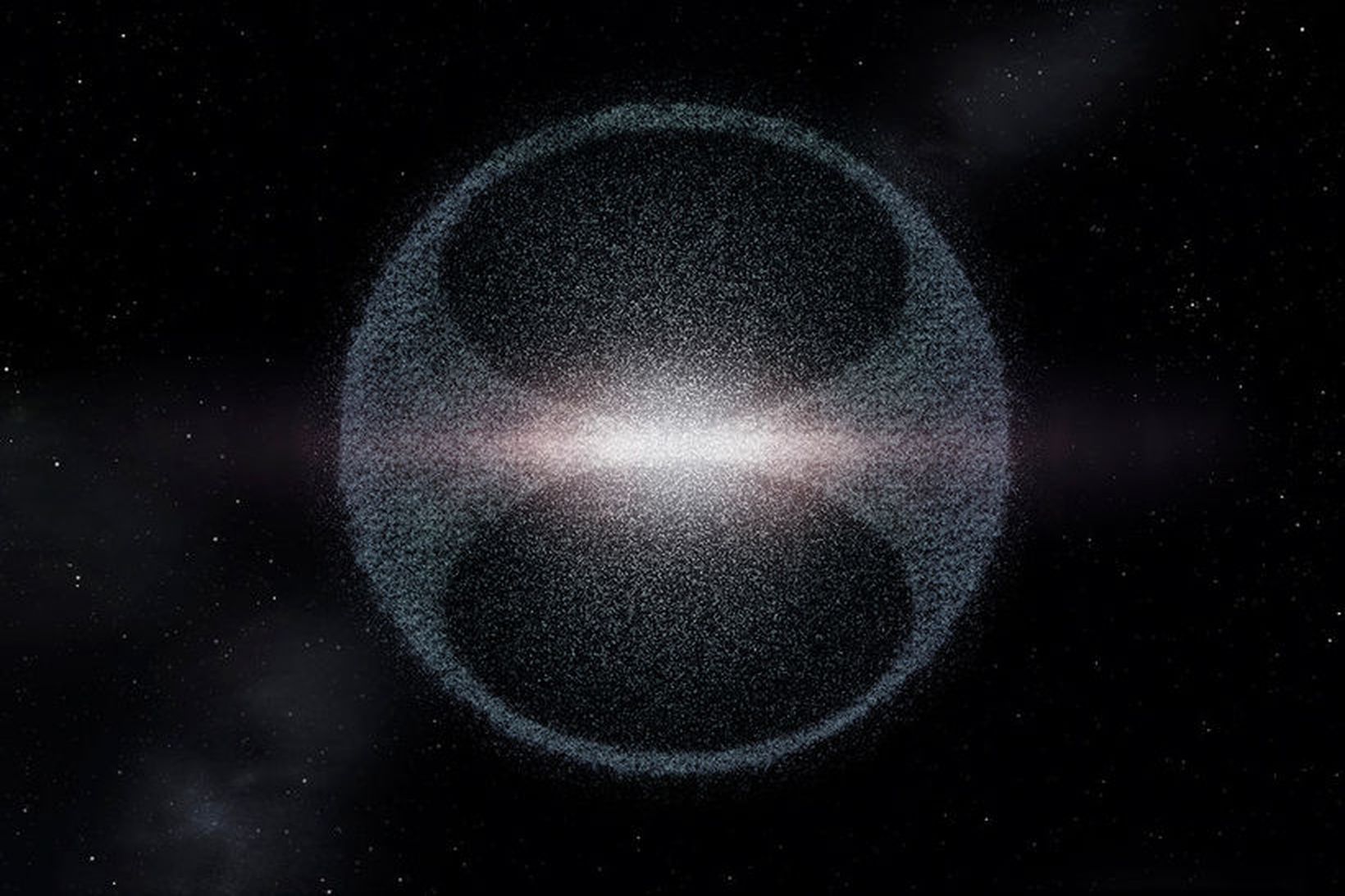Teikning af Oortskýinu.