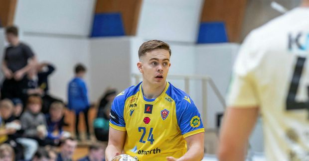 Dagur Árni Heimisson skoraði sex mörk í dag.