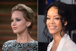 Leikkonan Jennifer Lawrence og söngkonan Rihanna hafa báðar orðið fyrir því að nektarmyndum af þeim …