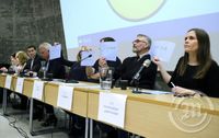 Frambjóðendur til Alþingis á fundi í Kennaraháskólanum
