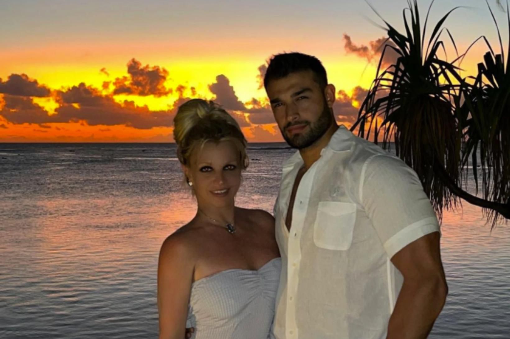 Britney Spears og Sam Asghari.