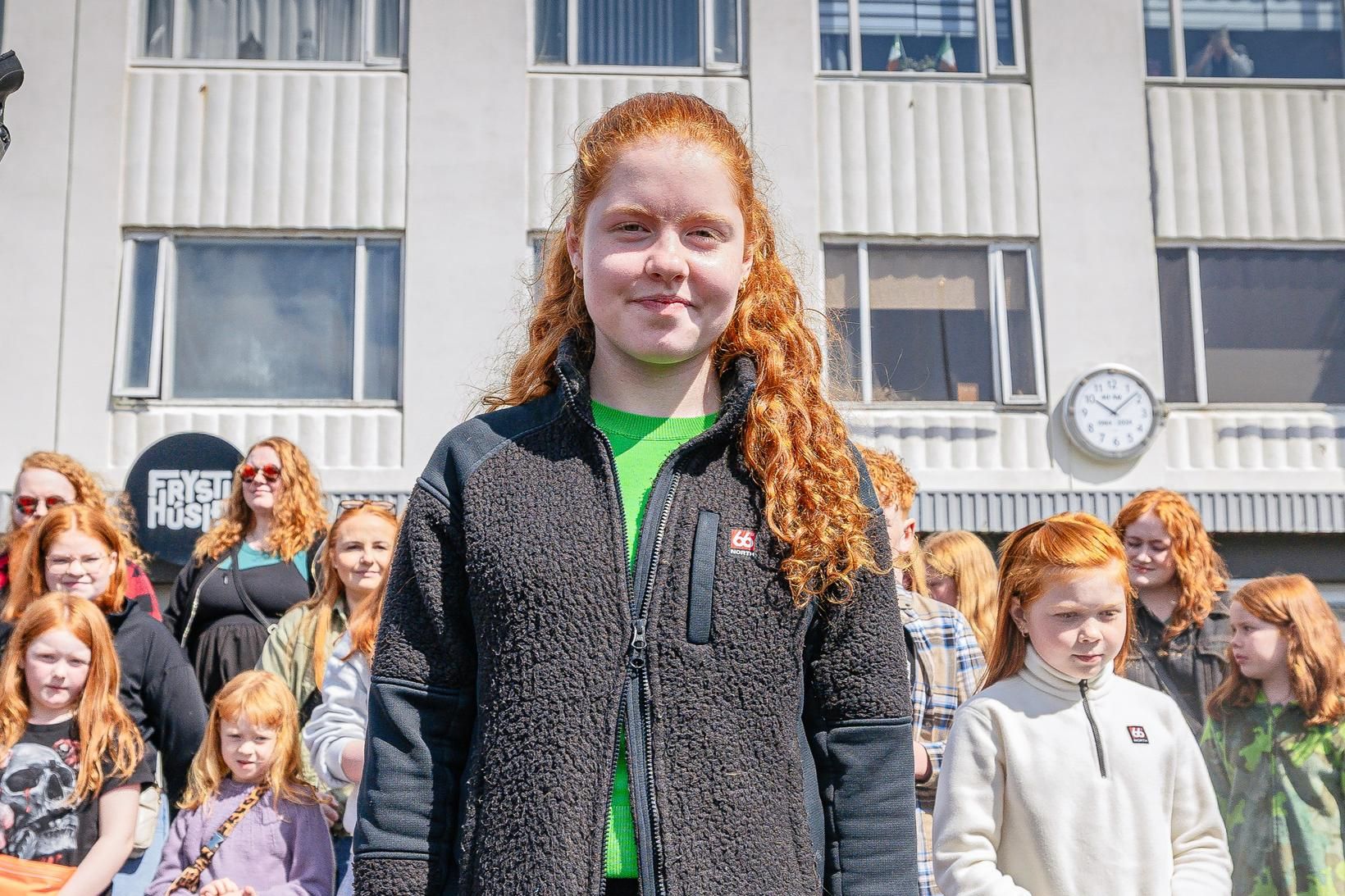 Ísabella Rós er rauðhærðasti Íslendingurinn.